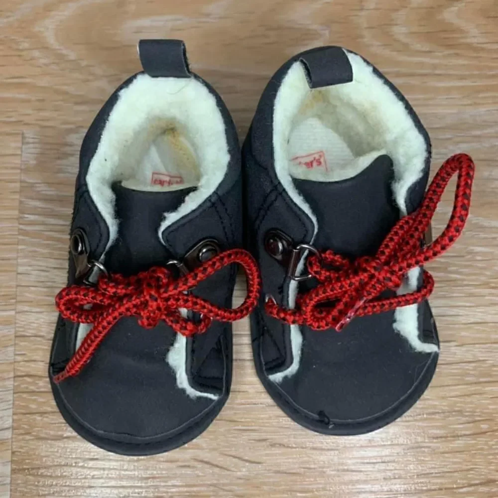 Carter’s 0-3 Months Fall/Winter Baby Boy Black Boots